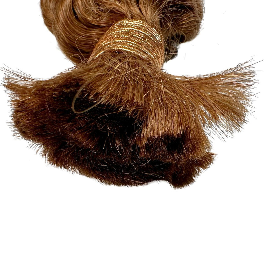 Auburn Deep Wave Bulk Human Hair Extensions